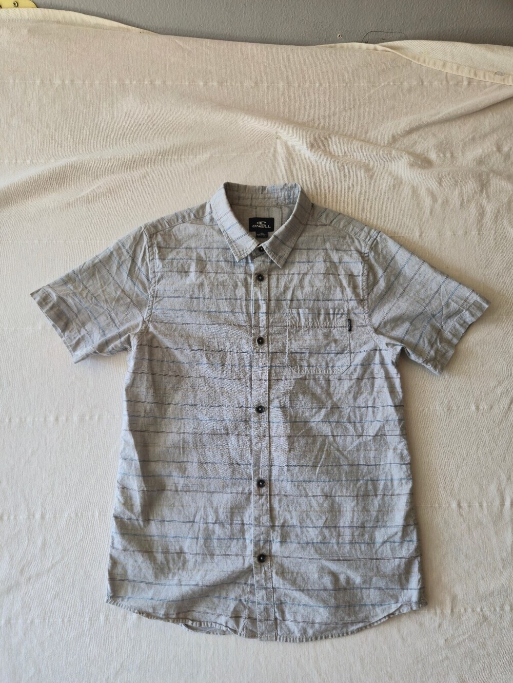 O'Neill XL Standard Fit Short Sleeve Button-Up Shirt